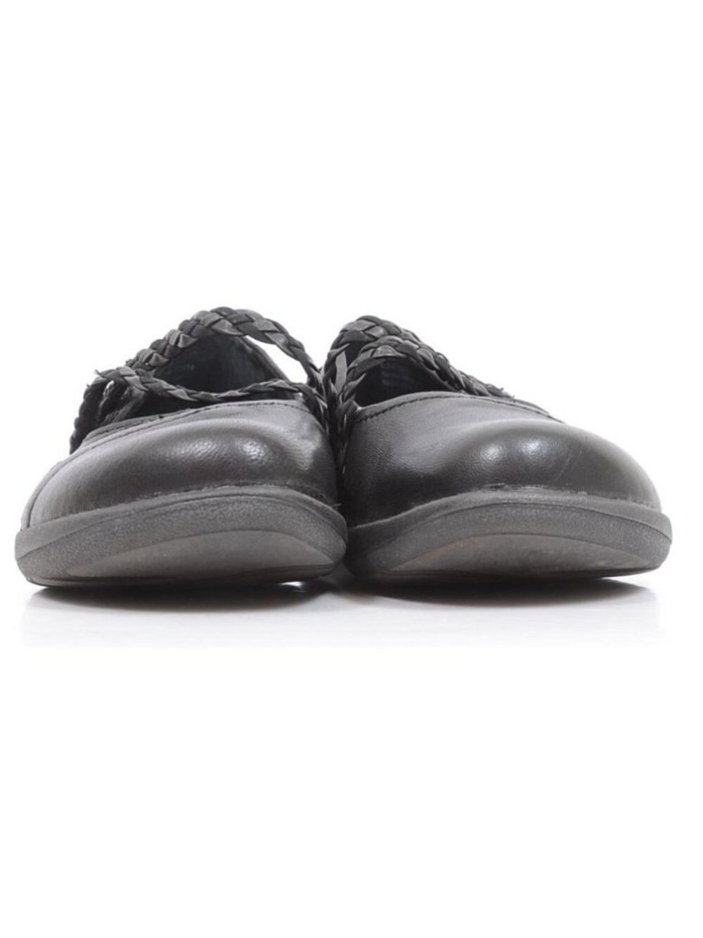 Aetrex Annie Women's 10 Black Leather Hook & Loop Mary Jane Comfort Work Shoes - Picture 10 of 10